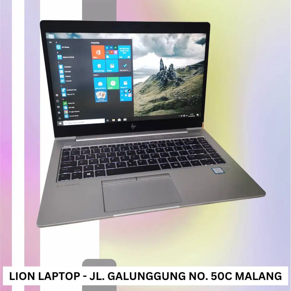 Core i5 Gen 8 RAM 8GB SSD 256GB HP Elitebook 840 G5 [25|12]