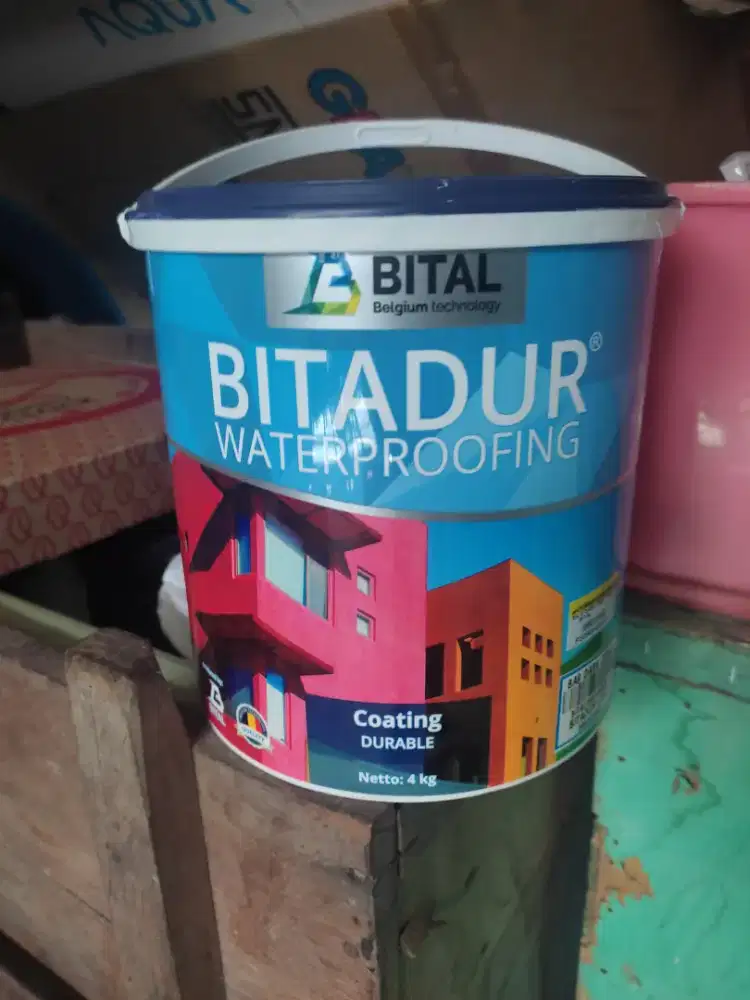 Jual Cat Waterproofing merk Bitadur isi 5 Kg