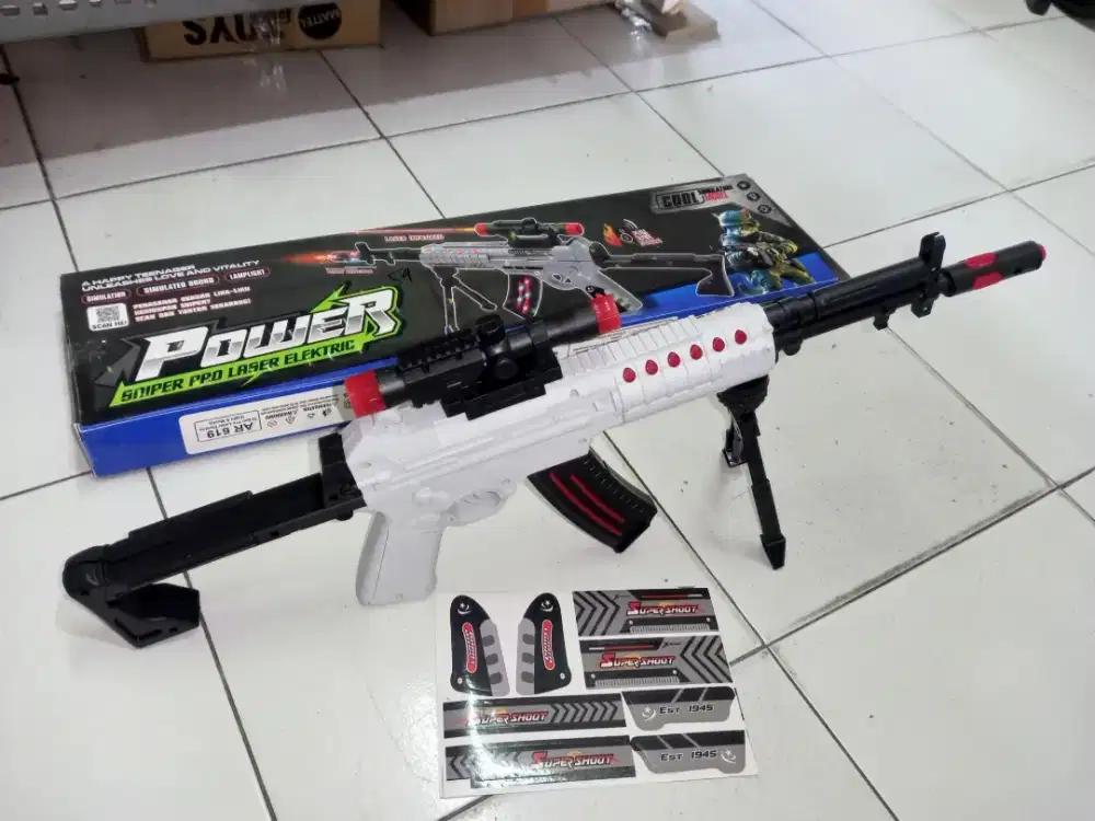 Mainan Anak power piston baterai