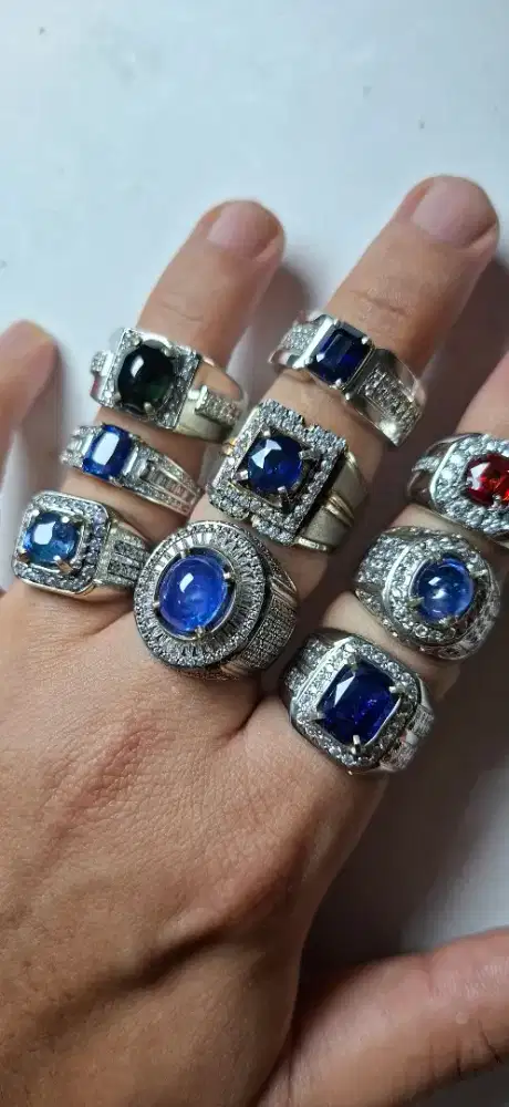 BLUE SAPPHIRE SRILANKA RING PERAK