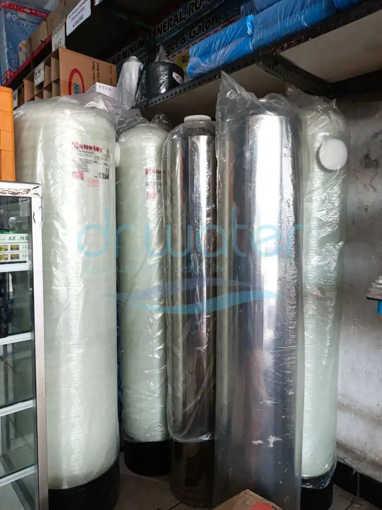 Solusi Penyaringan Air SPPG – Tabung Fiber & Stainless Lengkap