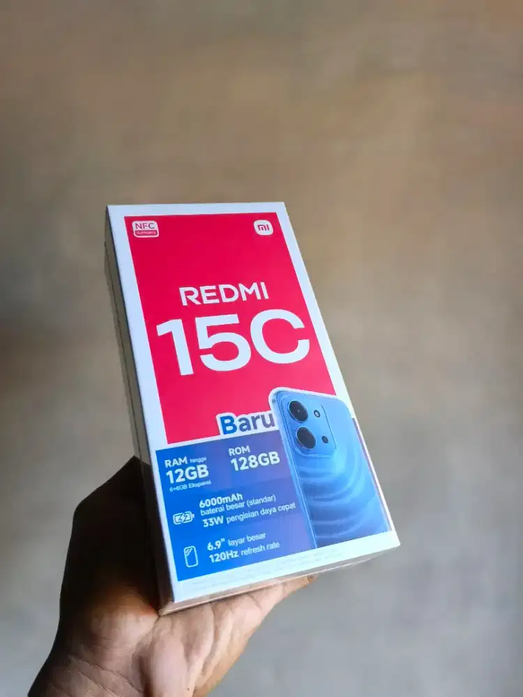 Redmi 15c 6/128 Baru