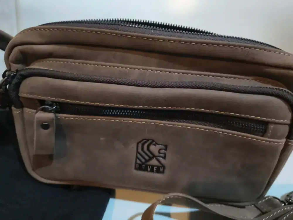 Tas tangan dan selempang kulit Full