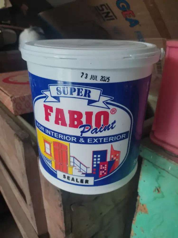 Dijual Cat Alkali Super Fabio isi 5 kg