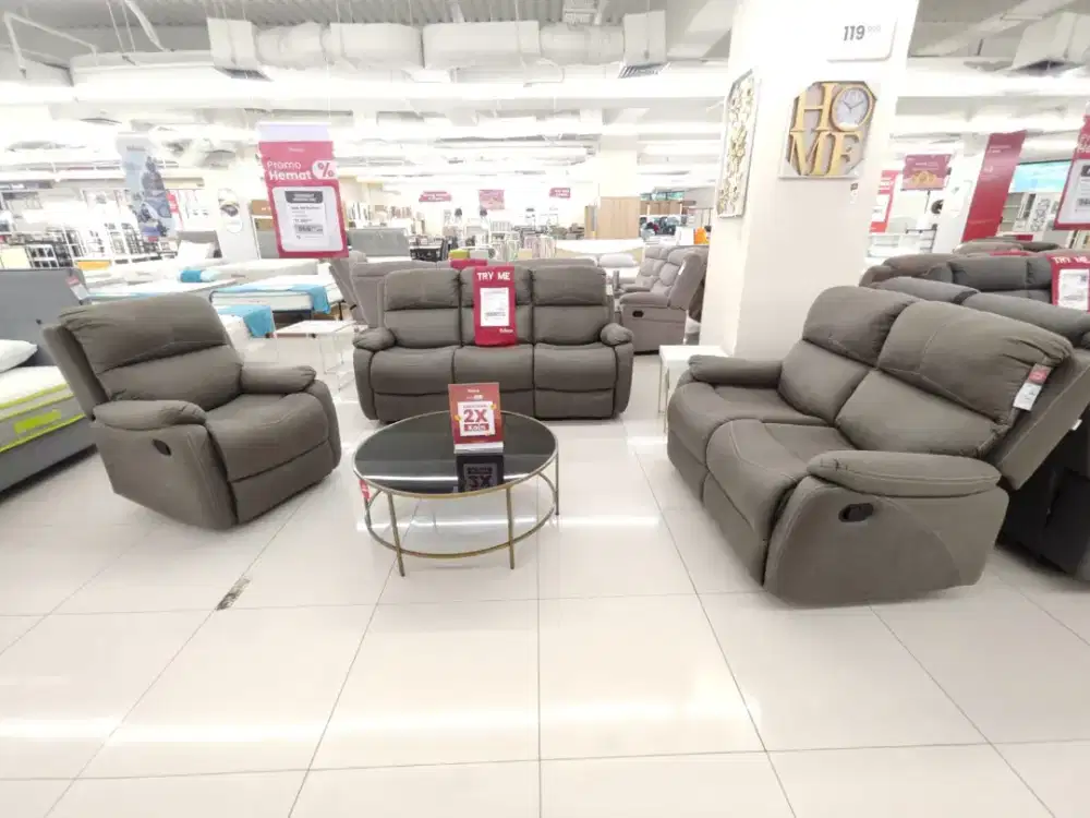 Promo sofa set recliner murah