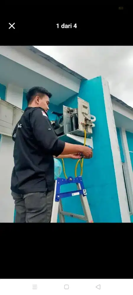 Jasa servis AC kulkas mesin cuci kompa air dll bergaransi