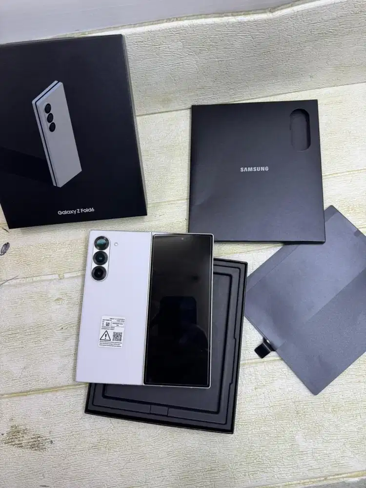 Samsung Galaxy Z fold 6 5g 12/256gb second resmi sein mulus