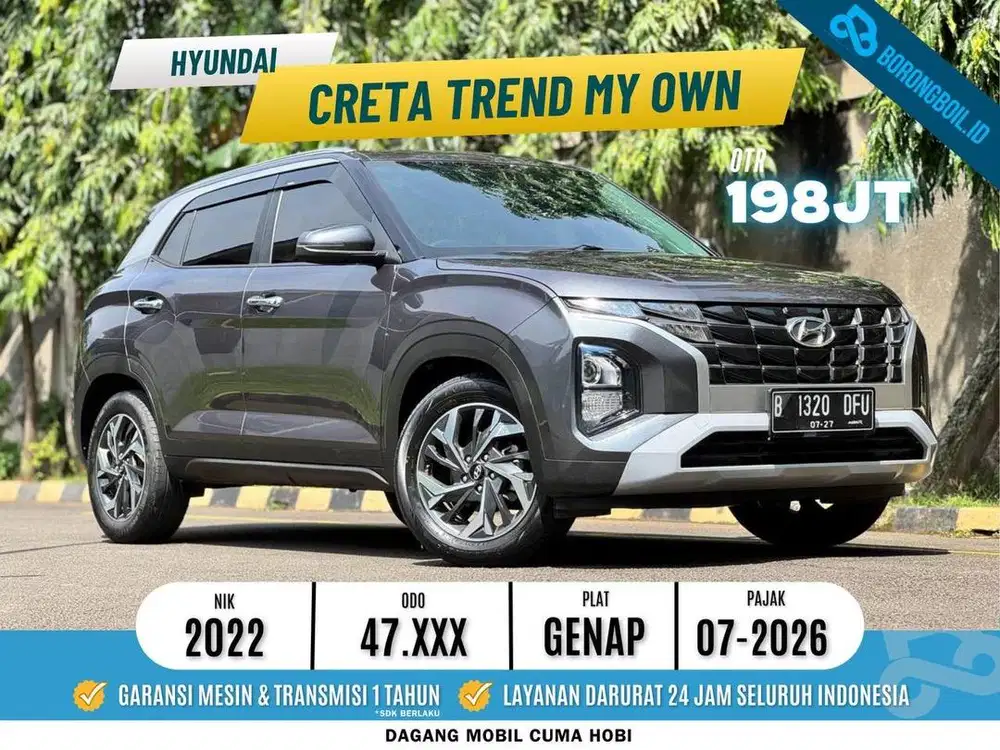 Hyundai Creta Trend Upgrade MyOwn AT 2022 Abu