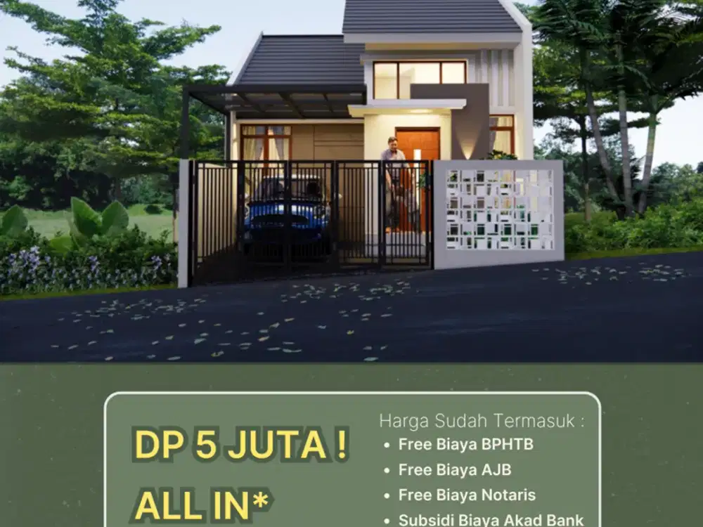 RUMAH SIAP HUNI DP 5 JUTA ALL IN