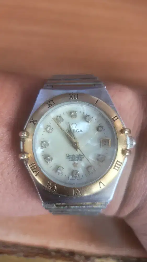 OMEGA Constellation Automatic 50th Anniversary Diamond 18K,Stainless