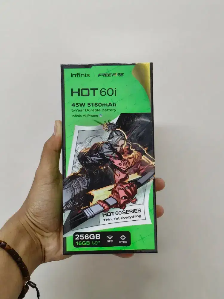 INFINIX HOT 60i 8GB/256GB | BARANG BARU BERGARANSI RESMI