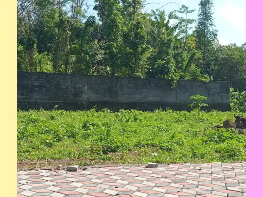 Tanah Jogja Kost Area Kampus UII Kaliurang SHM Pekarangan