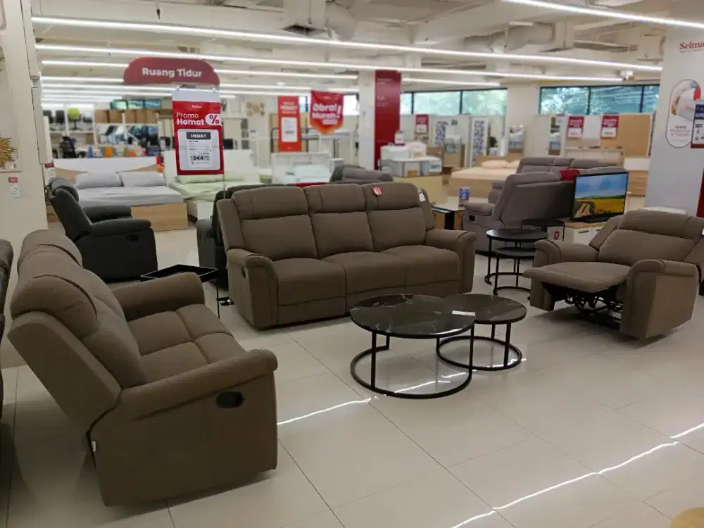 JUAL MURAH SOFASET RECLINER MEWAH