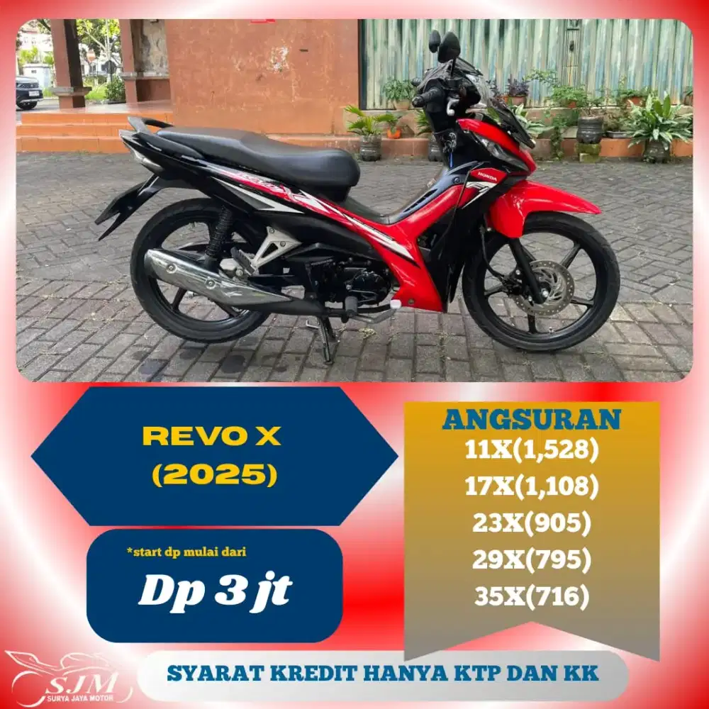 HONDA REVO X CW 2025 MESIN HALUS