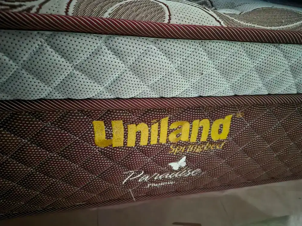 Springbed set difan MURAH merk Uniland Paradise PlushTop