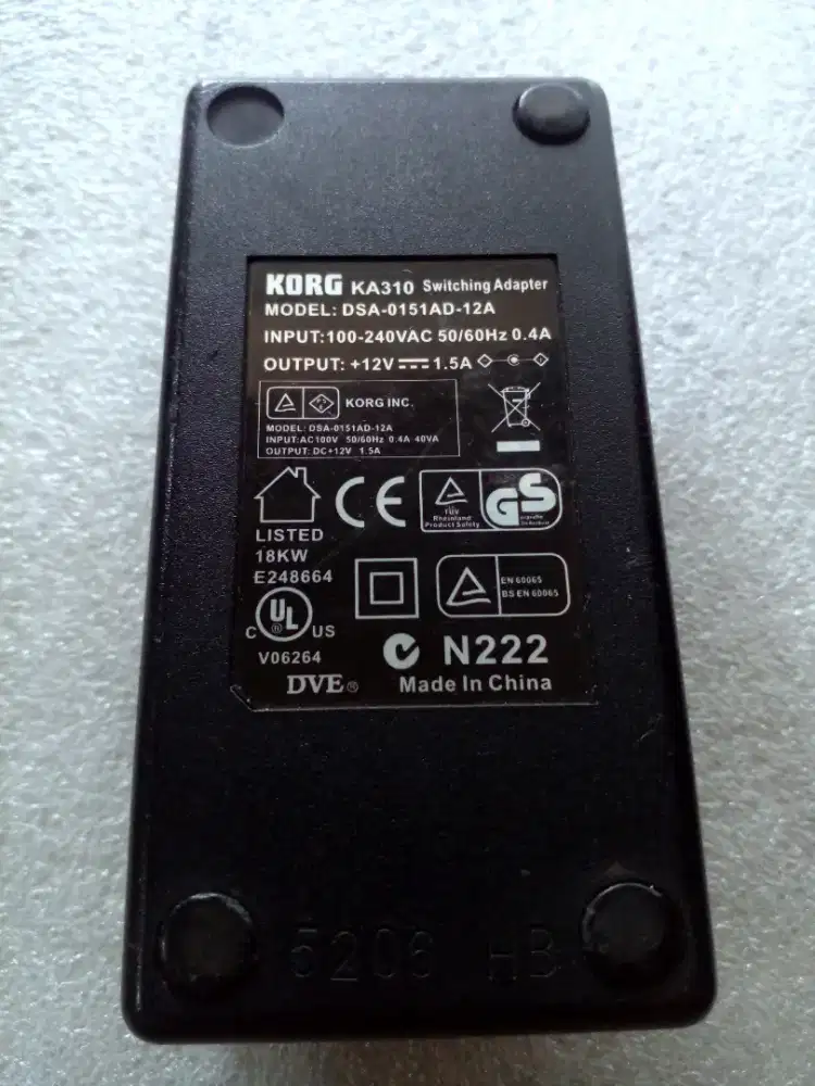 Box,mesin Adaptor 12V ORI Korg X50/Box Adptor 12V-24V MinusMesinMati