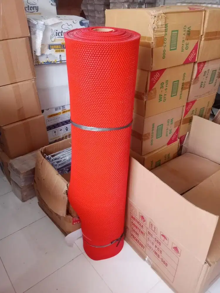 Karpet lantai pvc anti slip 1.2x1 mtr