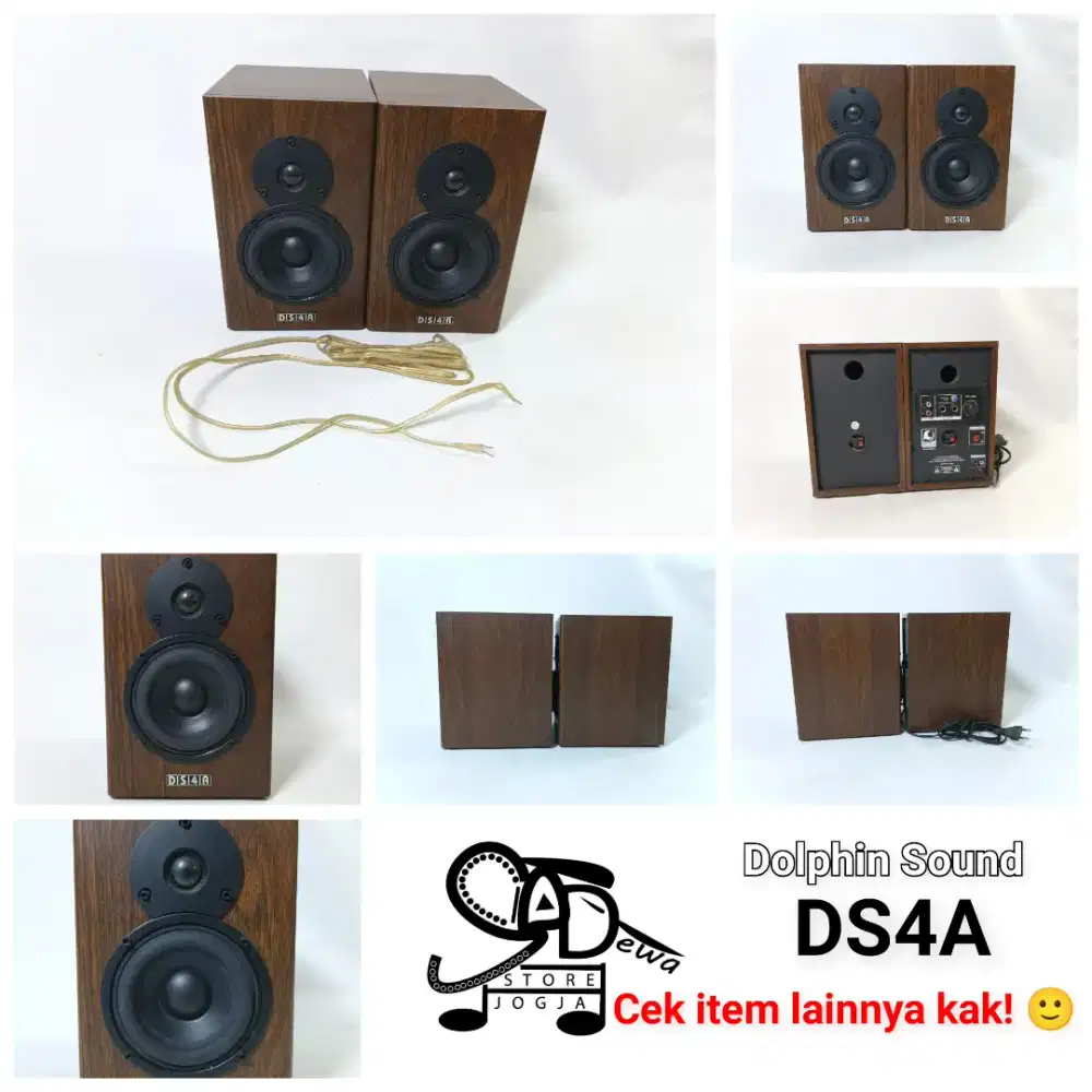 DS4A DOLPHIN SOUND SPEAKER MONITOR MONITORING FLAT RECORDING bkn ds5a