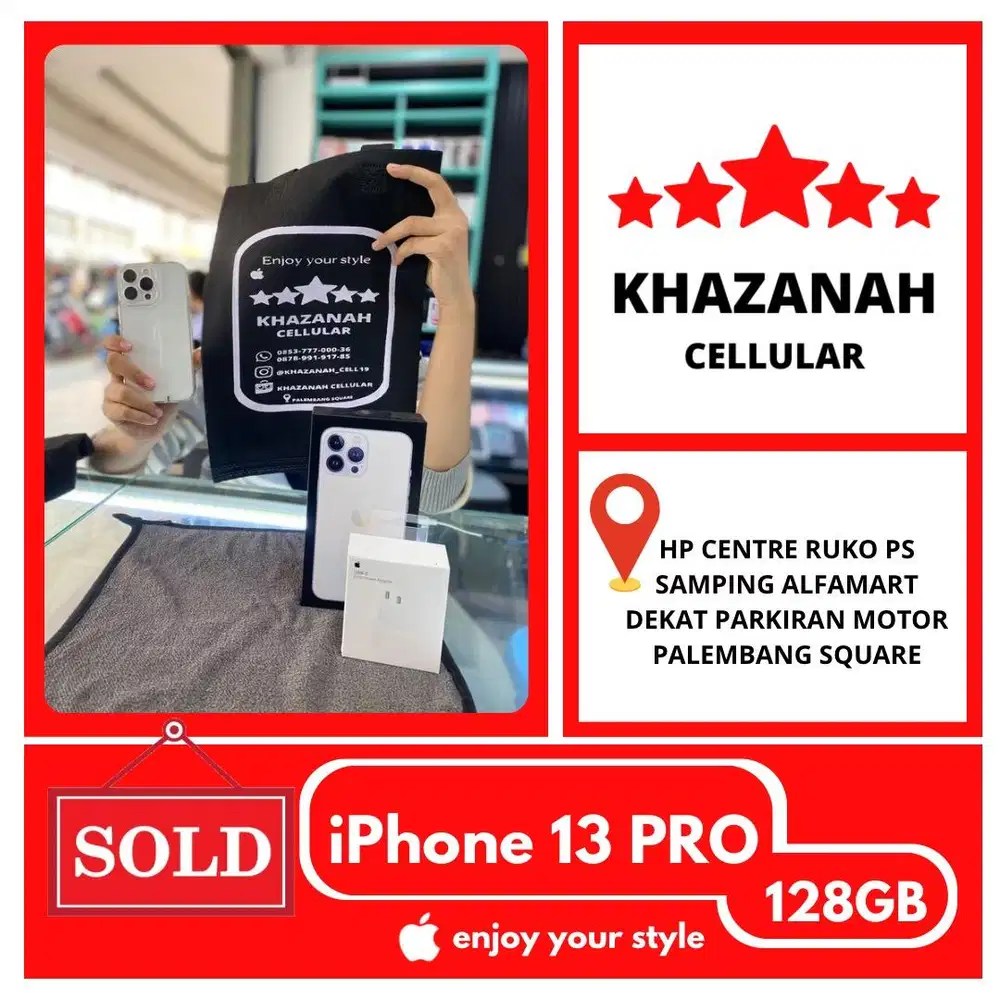 PROMO !! SECOND IPHONE 13 PRO 128GB EKS INTER