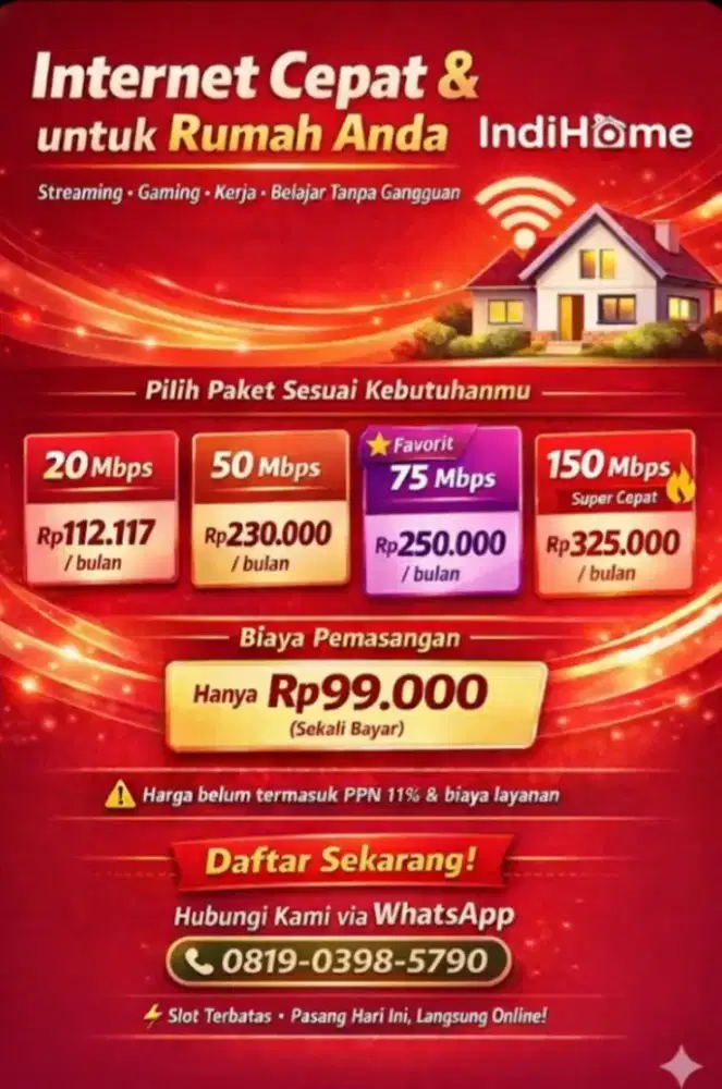 Wifi indihome all area jakbar