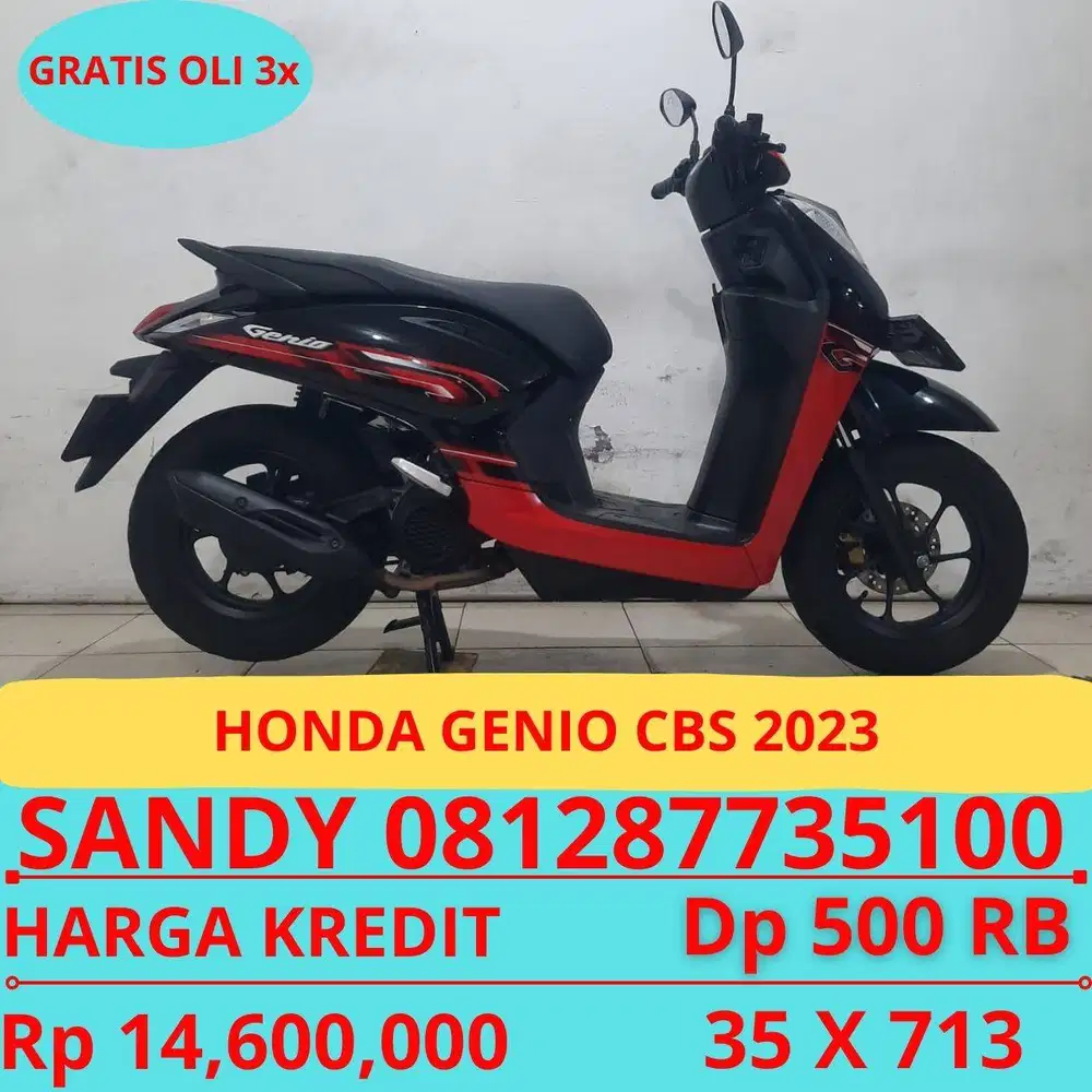 HONDA GENIO CBS 2023 DP HANYA 500RIBU GUYSS