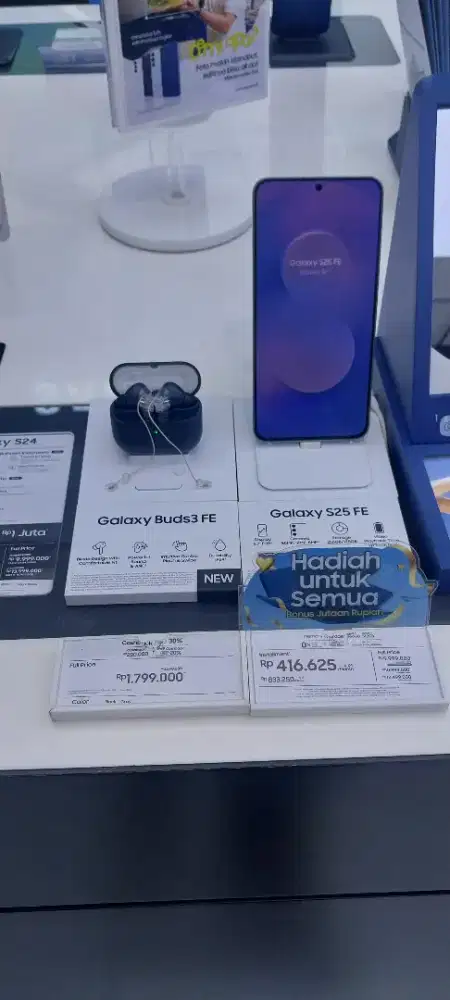 Cicilan bunga 0% samsung s25 fe
