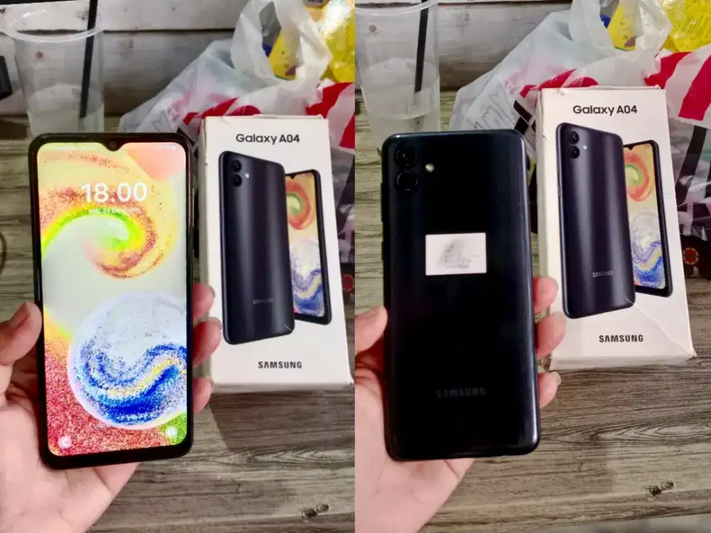 Samsung Galaxy a04 ram 4+4/64 Lengkap Nomines
