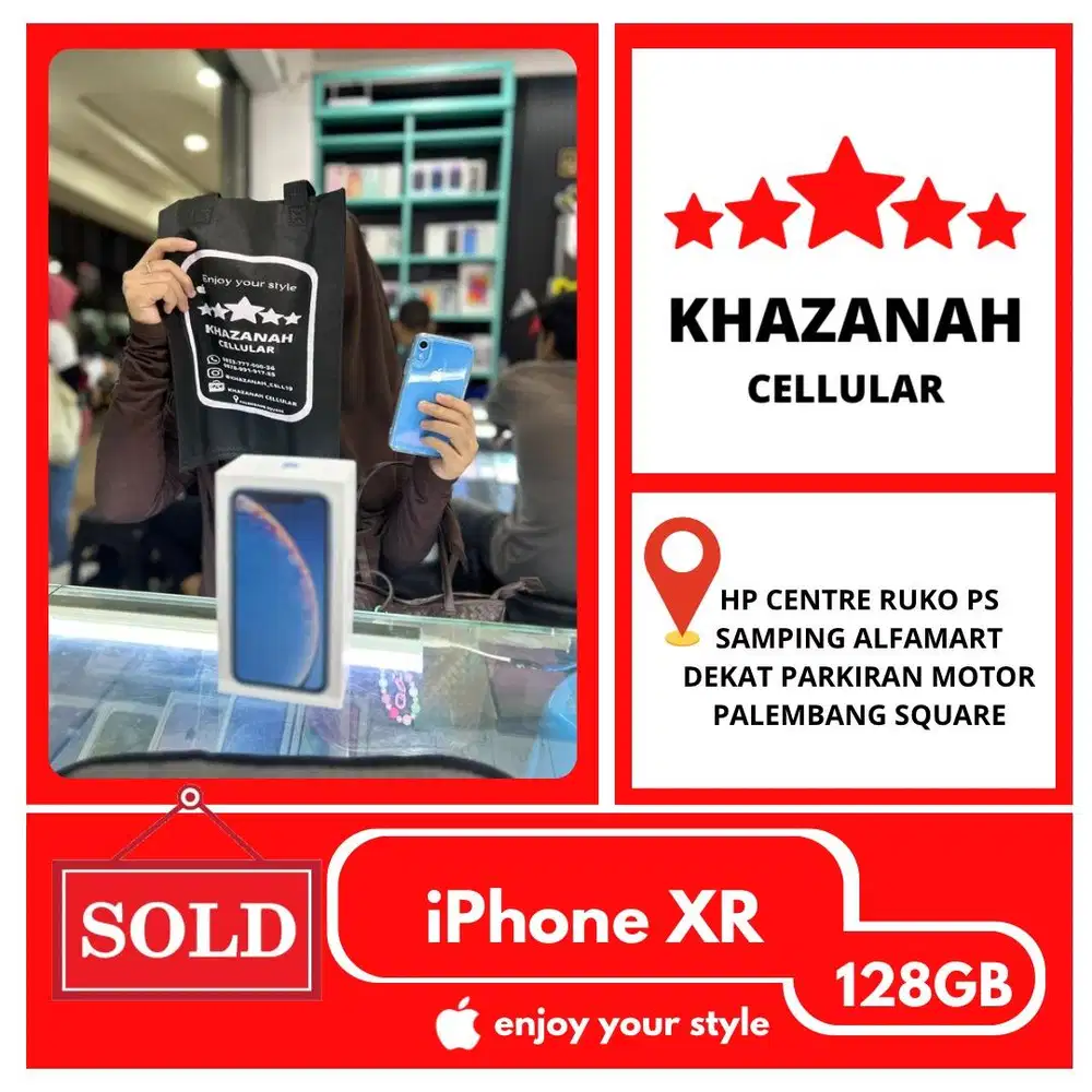 PROMO !! SECOND IPHONE XR 128GB EKS INTER