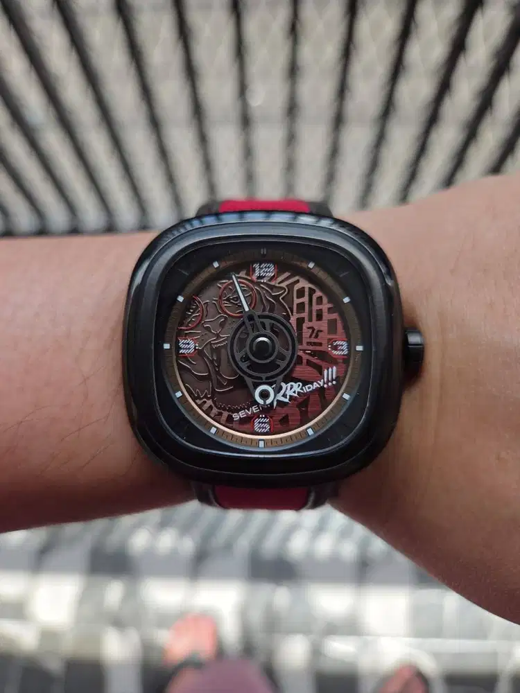 SEVENFRIDAY T-Series T3/05 Red Tiger Dual Tone Dial Automatic