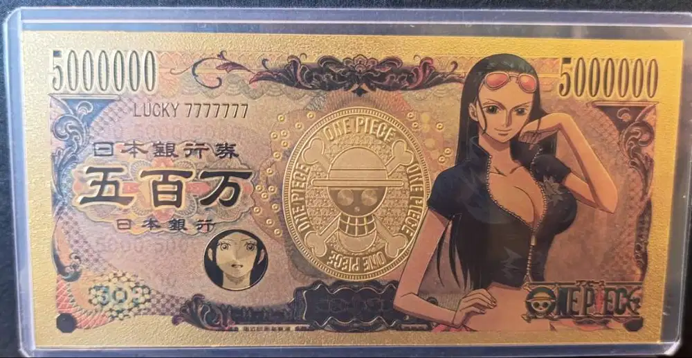 [RARE] One Piece Gold Art Card - Nico Robin Edition (Ready JKT)