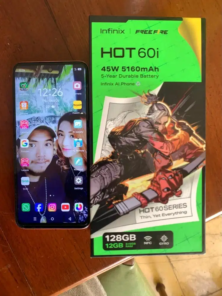 INFINIX HOT 60i RAM 6/128 Second