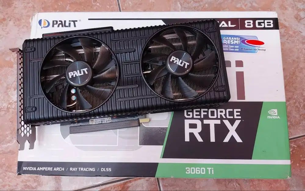 VGA PALIT GeForce RTX 3060 Ti DUAL 8GB GDDR6 256-bit LED nVIDIA 3060Ti