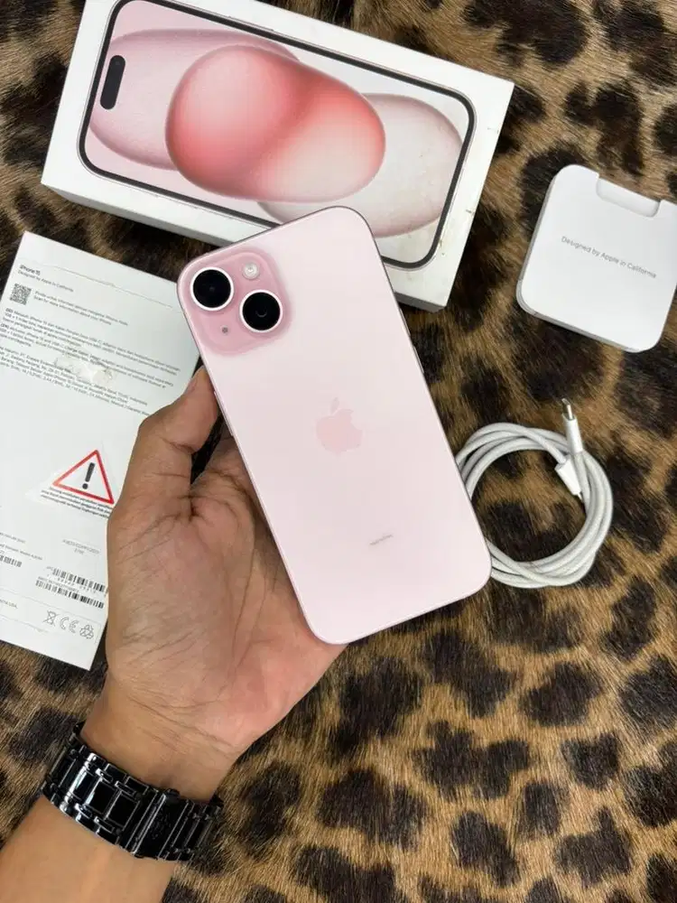 iPhone 15 128GB BH100/CC:46 Resmi (Pink)