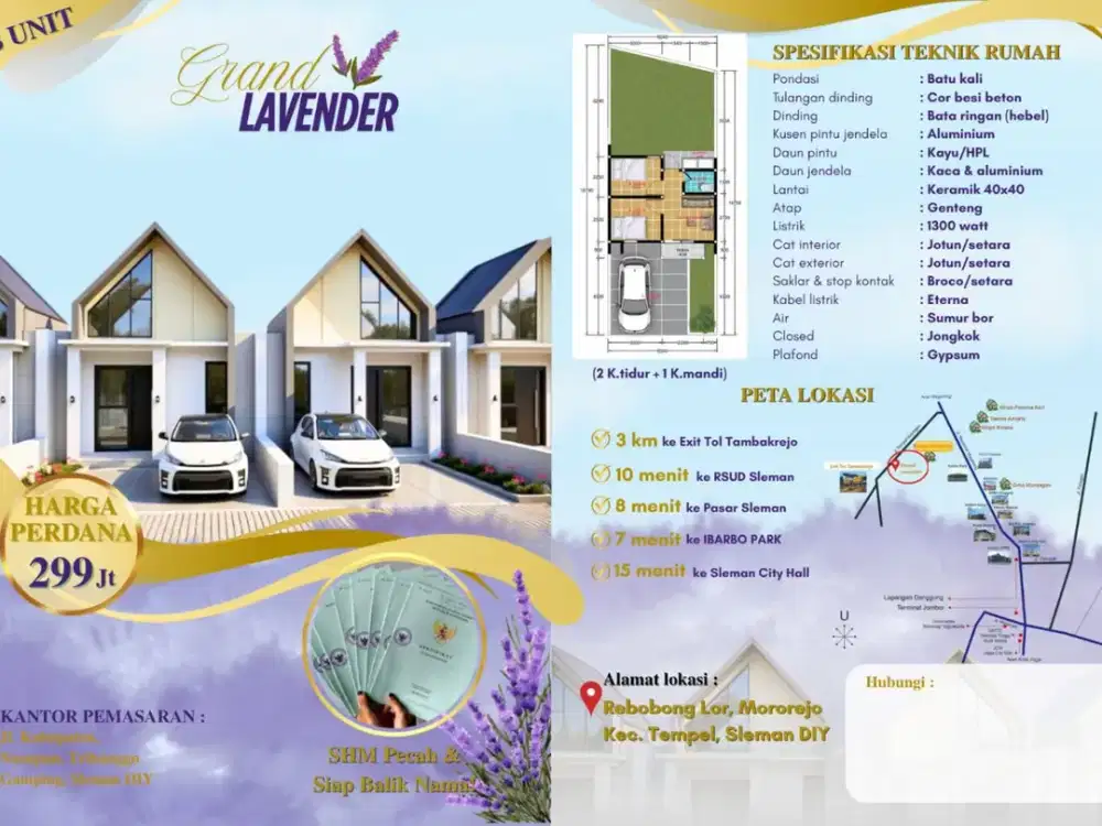 Rumah Modern Scandinavian Aman & Nyaman di Tempel Sleman – 300 Jutaan