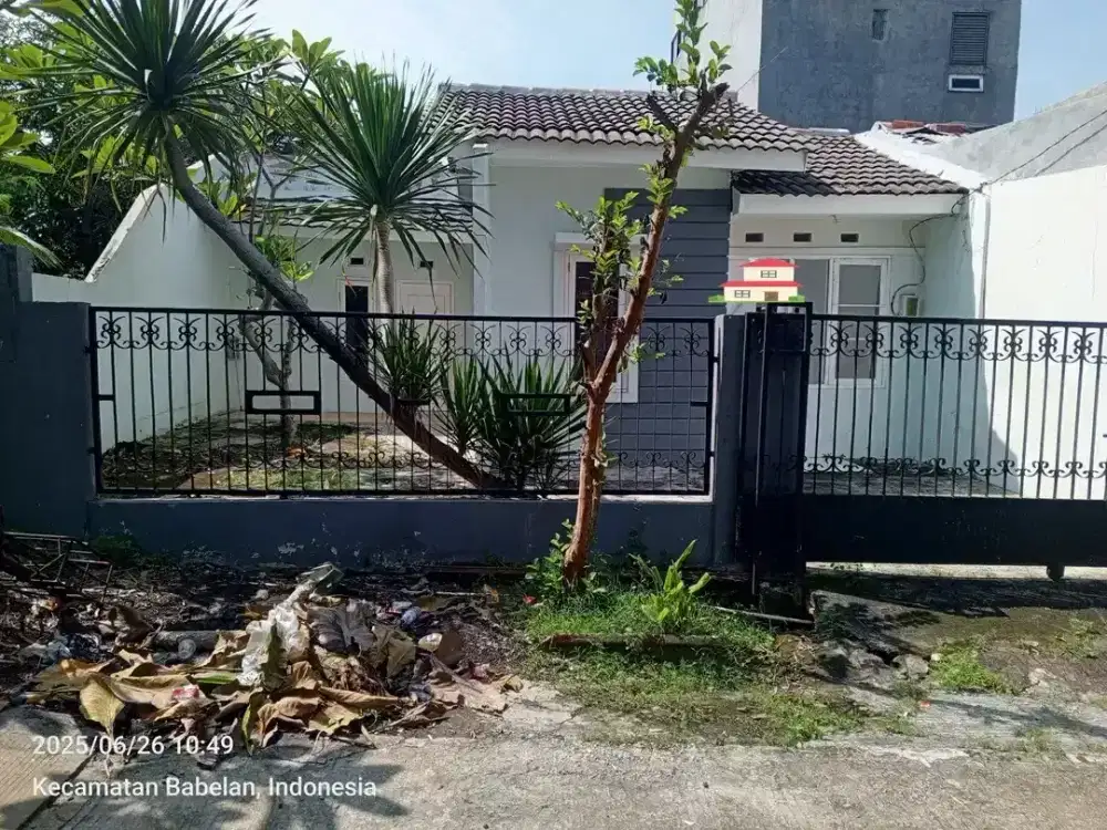Rumah Fress Hook 104m² siap huni dalam perumahan Pondok Ungu Permai