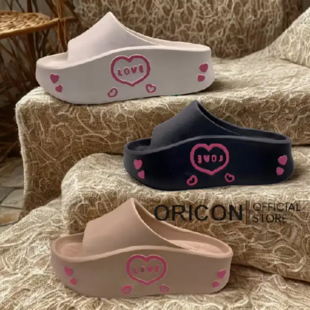 Cod sandal wedges karet