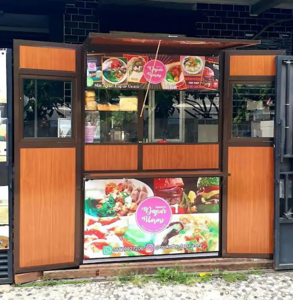 GEROBAK JUALAN BEKAS MIE AYAM