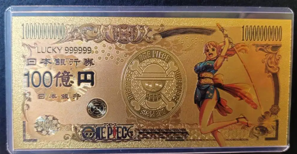 [RARE] One Piece Gold Art Card - Nami Swan Edition (Ready JKT)