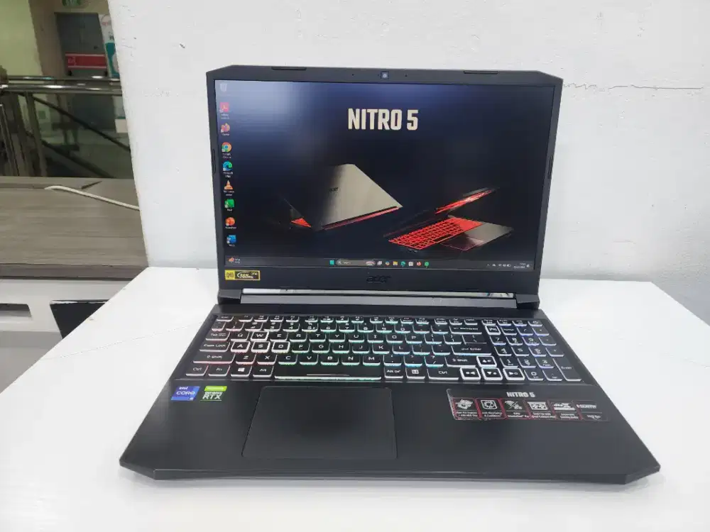 JUAL NITRO ACER NITRO 5 RTX 3060 6GB|Ci9 11900H|32|2TB SSD|15 QHD|W11|