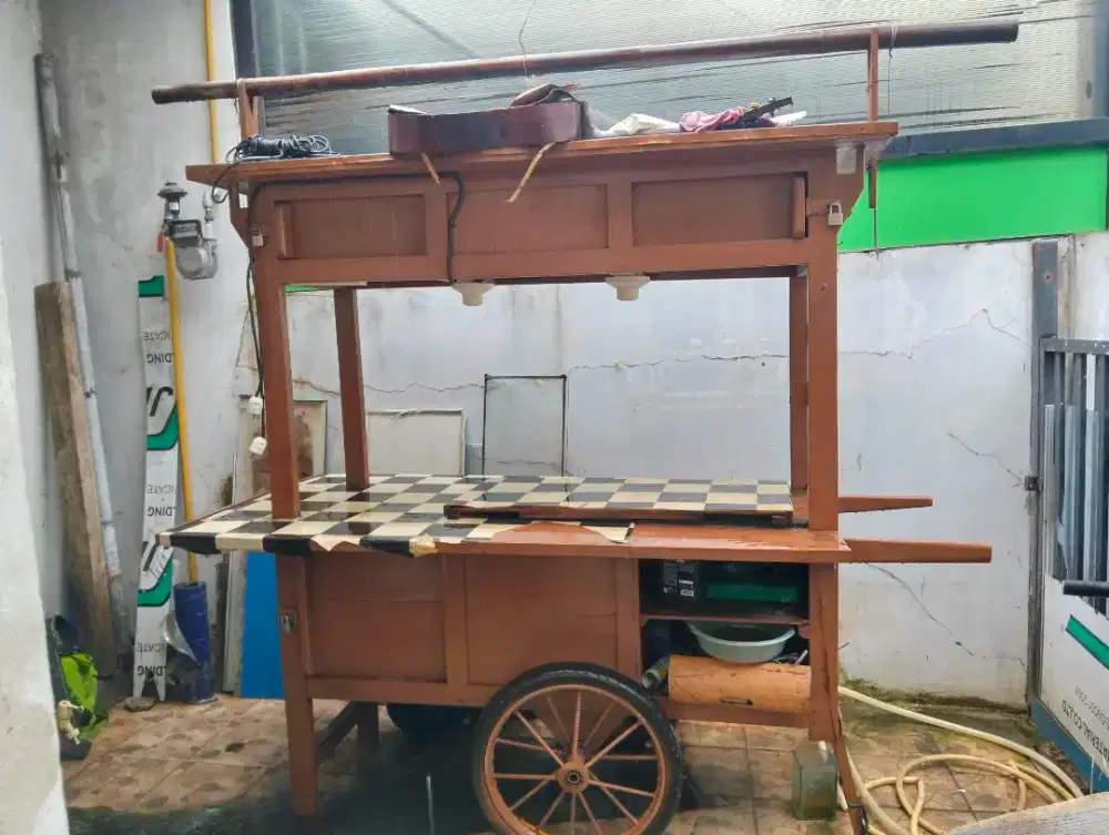 Jual butuh gerobak angkringan