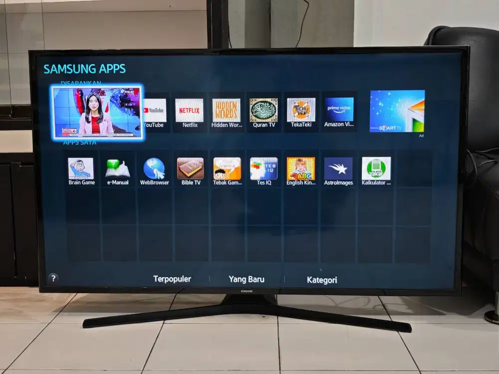 LED Smart TV Samsung Smart TV 49 Inch UA49J5200AK Layar Jernih Bisa Yo