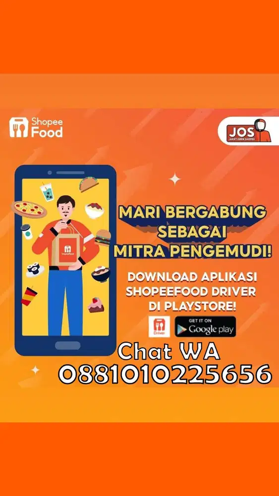 Lowongan Regis Pendaftaran Shopee Food Driver
