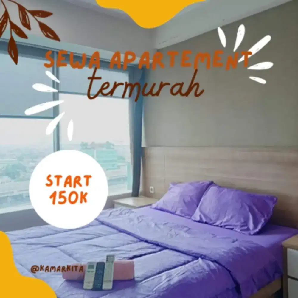 Sewa apartemen Harian/Transit Jakarta Pusat Green Pramuka Termurah