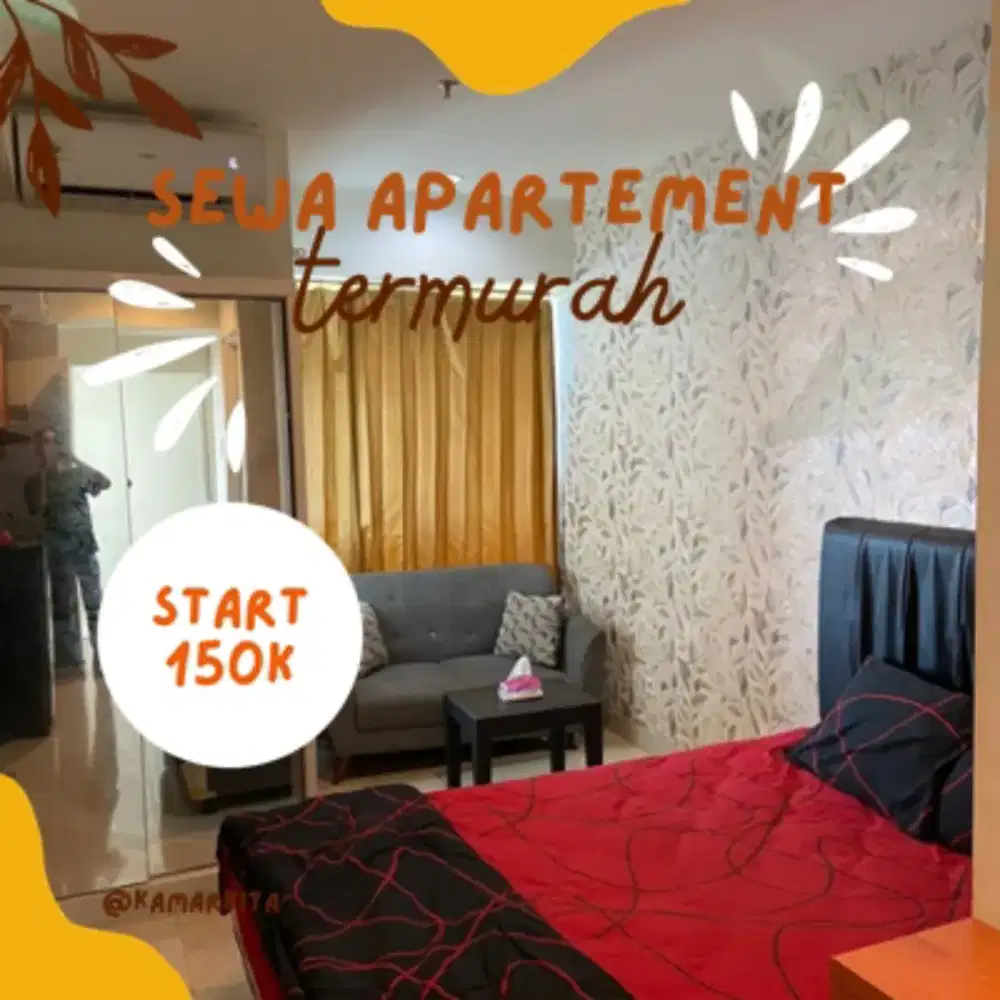 Sewa apartemen Harian/Transit Jakarta Sentra Timur Pulogebang Termurah