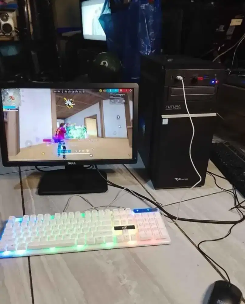 komputer DDR4 i5-7400+8gb edit game kantor siap pakai bosku