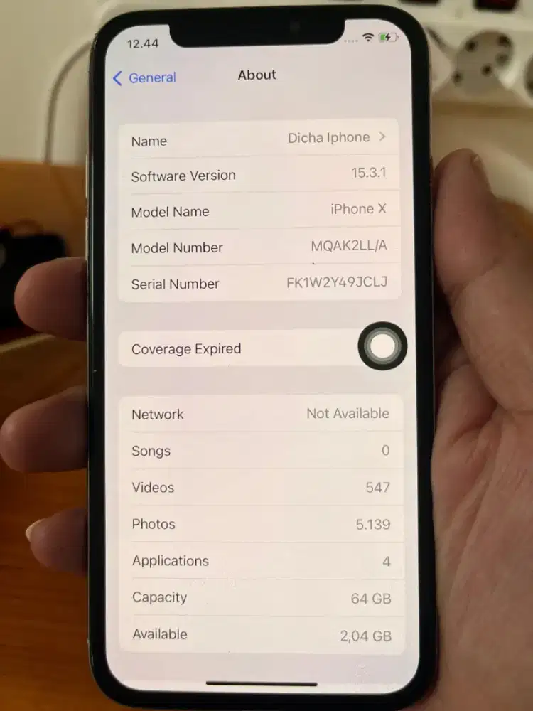 Iphone X 64gb (White)