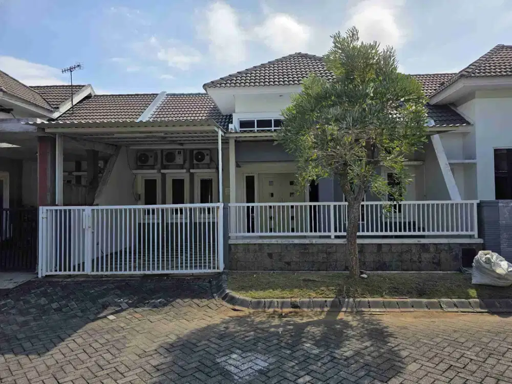 jual rumah minimalis siap huni pondok Tjandra indah masuk cluster dekat club house, tidak banjir