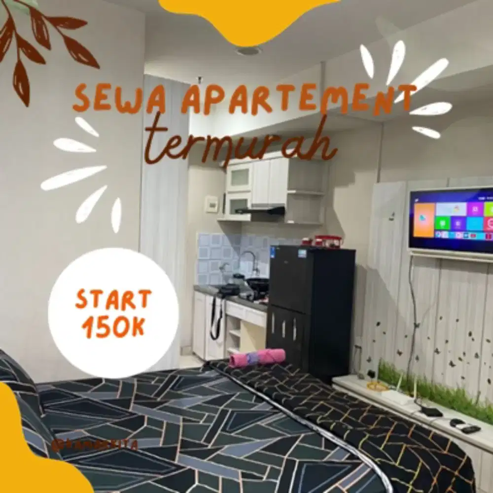 Sewa apartemen Harian/Transit CITY PARK Jakarta Barat Cengkareng murah