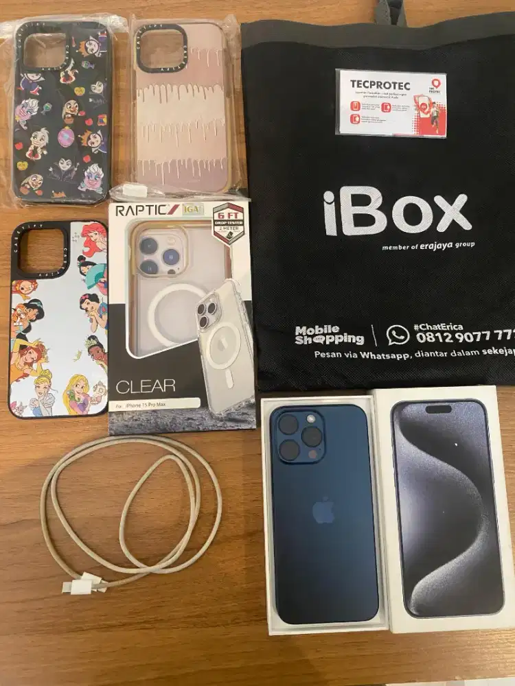 Iphone 15 Pro Max 512 Ibox Deep Blue Fullset
