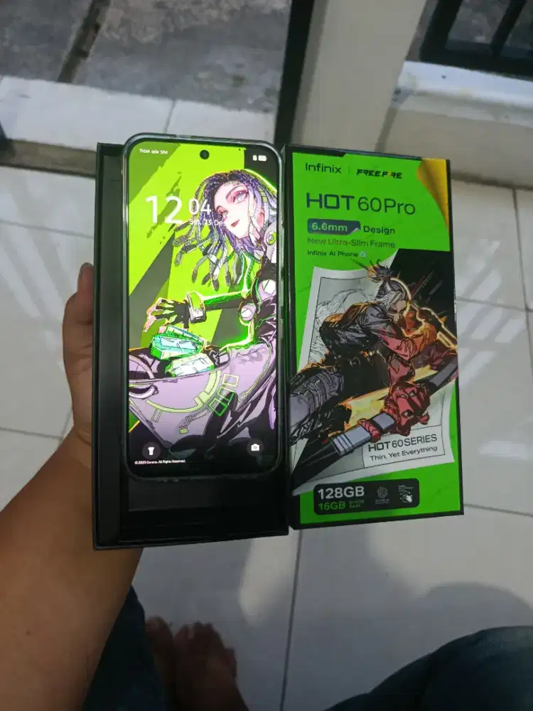 Infinix HOT 60 Pro Fullset NFC Ram 8+8/128